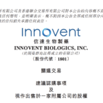 Innovent's Fortvita Stake Sale Sparks Controversy, Shares Plummet Nearly 13%