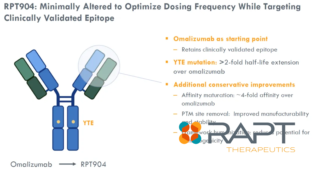 RAPT Therapeutics Secures Ex-China Rights to Jemincare Group's Anti-IgE Antibody JYB1904