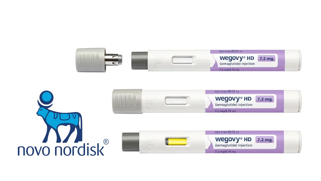 Novo Nordisk Wins FDA Approval for Wegovy HD 7.2 mg – Higher‑Dose Semaglutide Delivers 21% Weight Loss in STEP UP Trial