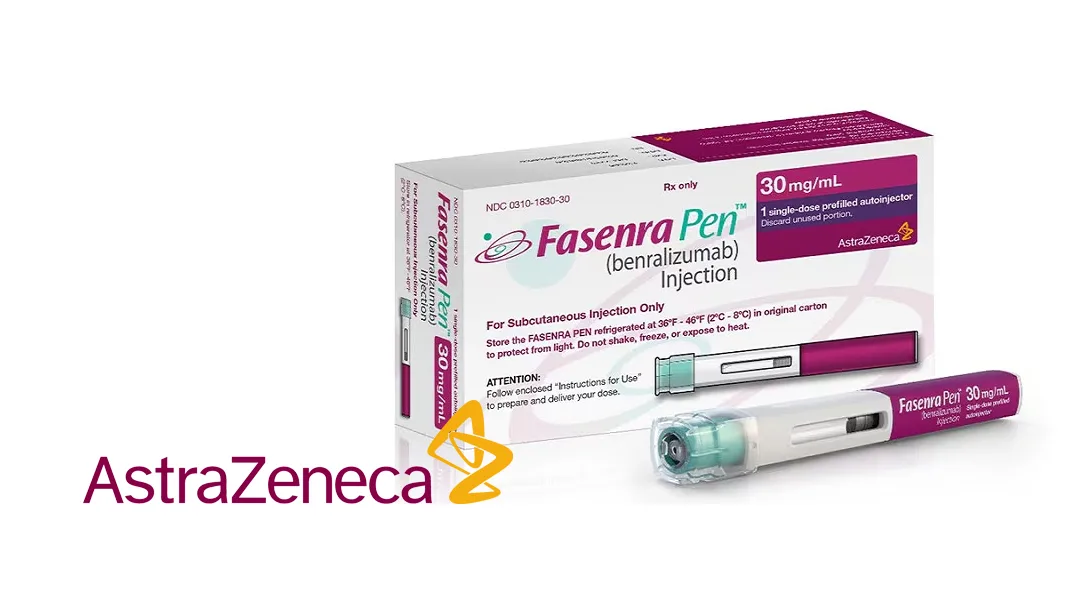 AstraZeneca's Fasenra Becomes First Biologic Approved in China for Hypereosinophilic Syndrome