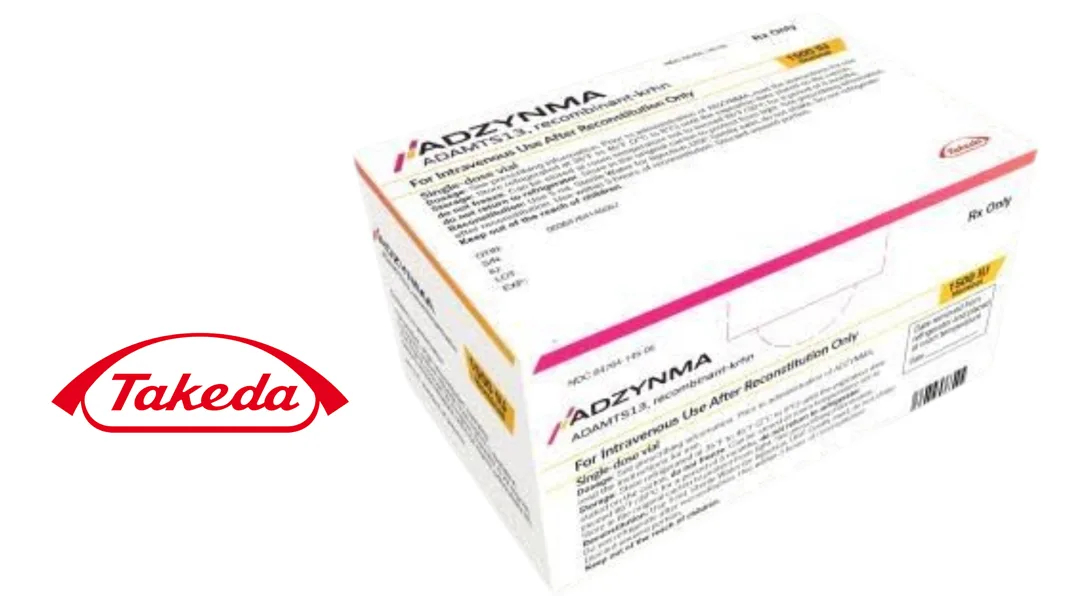 Takeda Secures NMPA Approval for Adzynma – China's First Recombinant ADAMTS13 Therapy for Congenital TTP