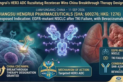 Hengrui's HER3 ADC Ruzaltatug Rezetecan Wins China Breakthrough Therapy Designation – A New Option for EGFR‑Mutant NSCLC After TKI Failure