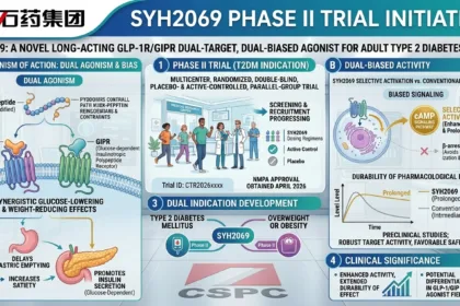CSPC Pharmaceutical Initiates Phase II Trial of SYH2069 – Novel Long‑Acting GLP‑1R/GIPR Dual Agonist with Dual‑Biased Activity for Adult Type 2 Diabetes