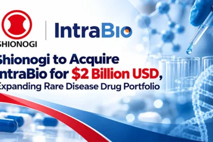 Shionogi to Acquire IntraBio for $2.0B – Rare Neurodegenerative Disease Platform Anchored by FDA‑Approved AQNEURSA Expands Global Portfolio