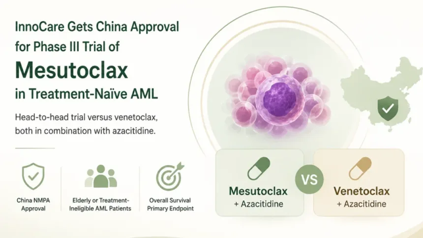 InnoCare's Mesutoclax Wins CDE Approval for Registrational Phase III Trial With Orelabrutinib in Relapsed/Refractory MZL – Fifth Registrational Study for China's First BTD‑Designated BCL2 Inhibitor